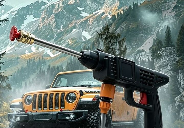 High-power integrated high-pressure water gun sprayer, car washing machine, watering and pesticide cleaning machine, household wireless car washer