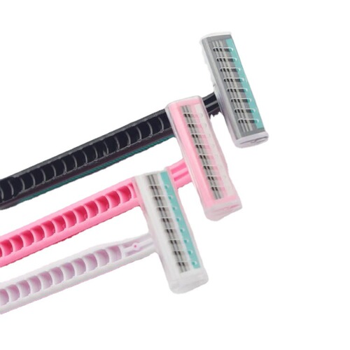 Disposable razor razor women's razor razor armpit hair leg hair pubic hair 3-layer stainless steel blade