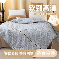 家用简约被子加厚保暖棉被可机洗不起坨被芯绗缝秋冬被厂家批发