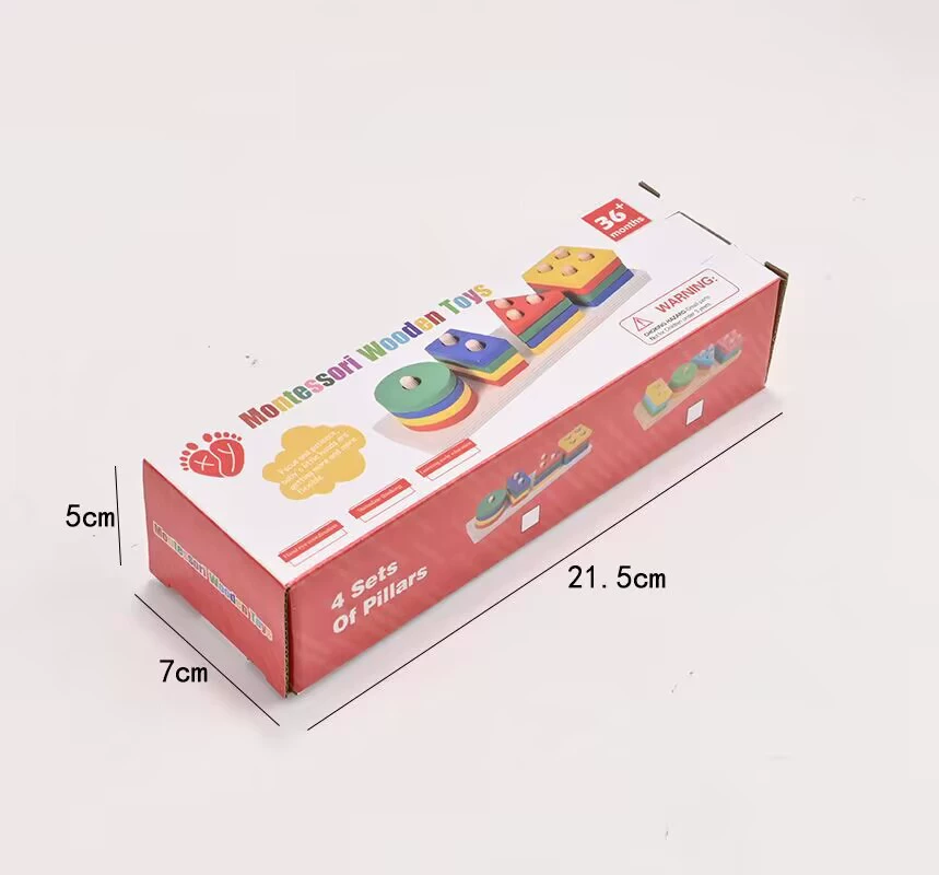 Teaching aids Montessori, children's constructor, geometric toy, early education
