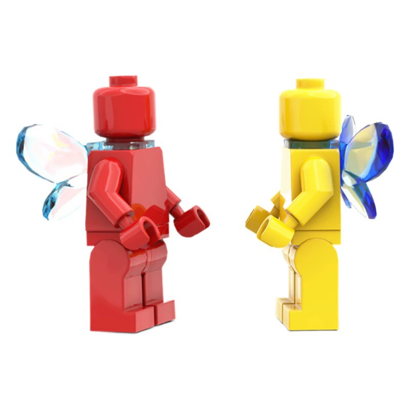 Отечественные строительные блоки из мелких частиц MOC, детская собранная игрушка, простая кукла, внешняя торговля, поколение AliExpress