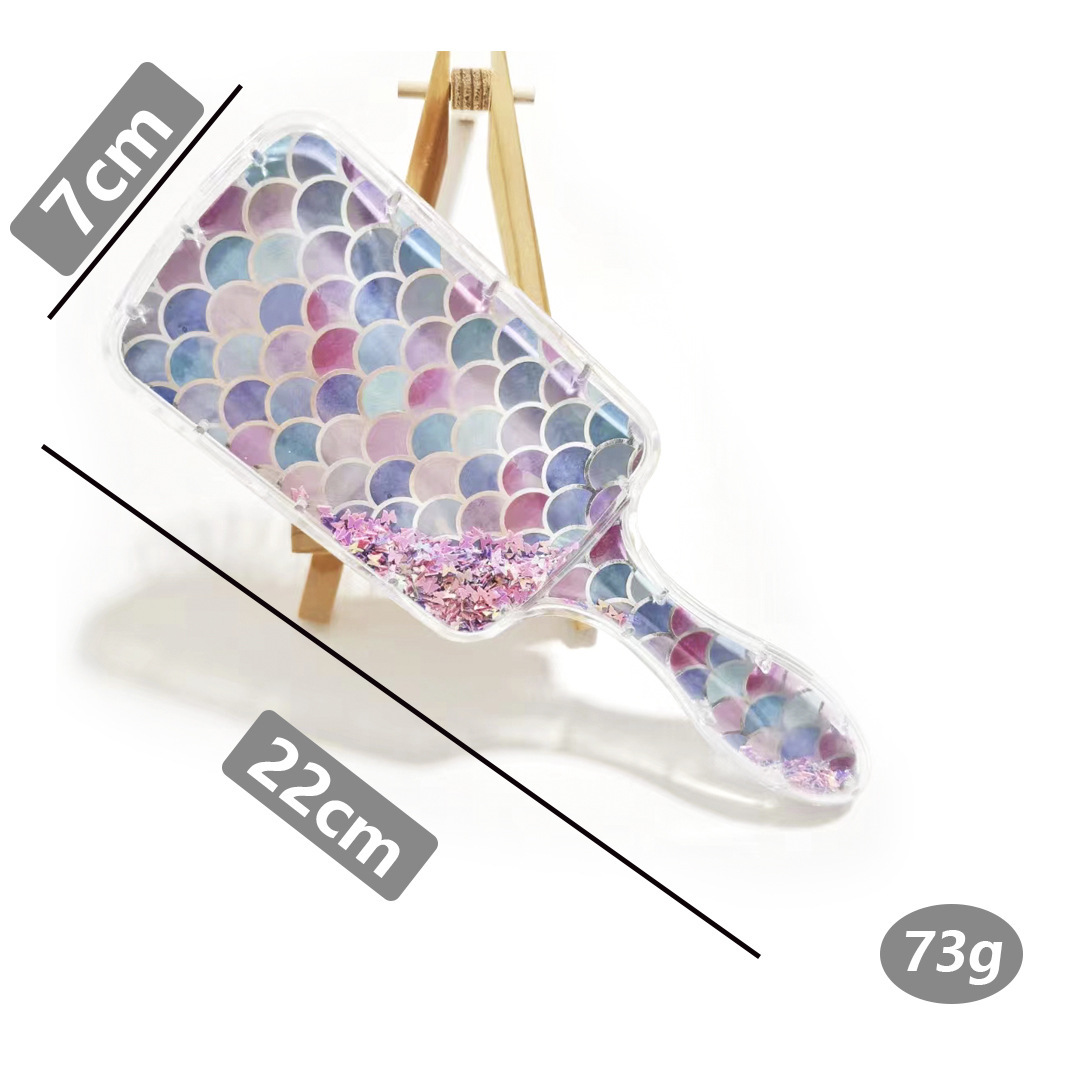 Plastic Material Exaggerated Geometric Plastic Hair Combs 1 Piece