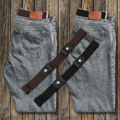 Lazy Belt New Slim Fit Elastic Invisible Belt Simple Lazy Belt Fat Elastic Belt Shenzhen Manufacturer