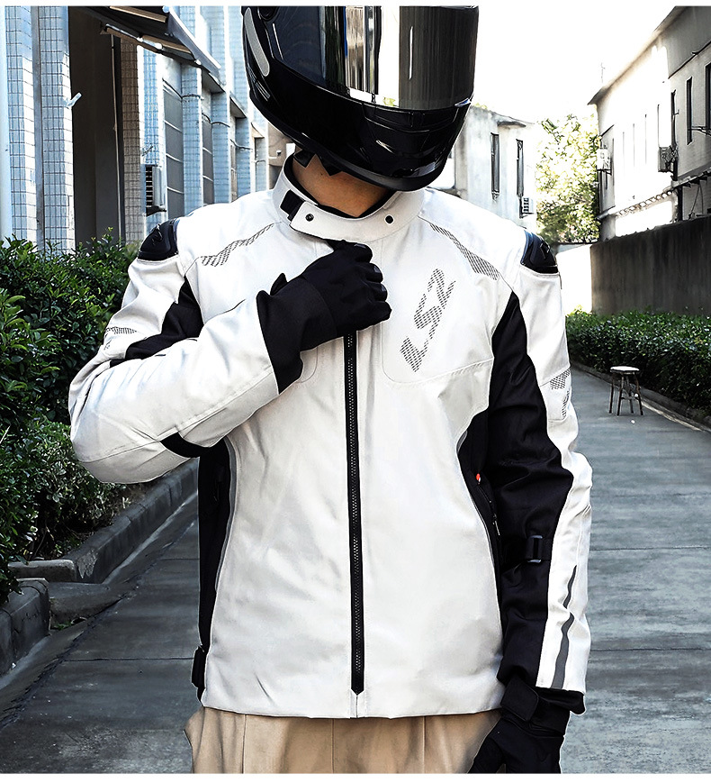 Ls2 Cycling Clothing Motorcycle Men's Autumn and Winter Windproof and Fall-Proof Four-Season Pedal Motorcycle Speed-Off Cycling Pants Full Set Mj174