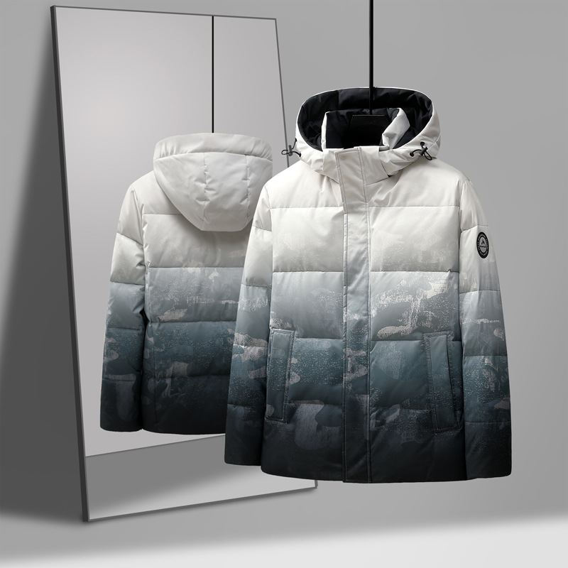 Men's Clothing thickened, enlarged, slim and fashionable, dad's outfit, middle aged grandfather Silk cotton jacket_viptrois.com