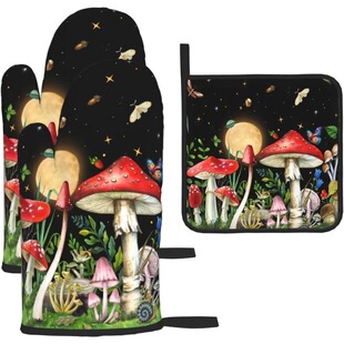 S 54407 Heat Resistant Oven Gloves �͹��|�ӿ������� �羳