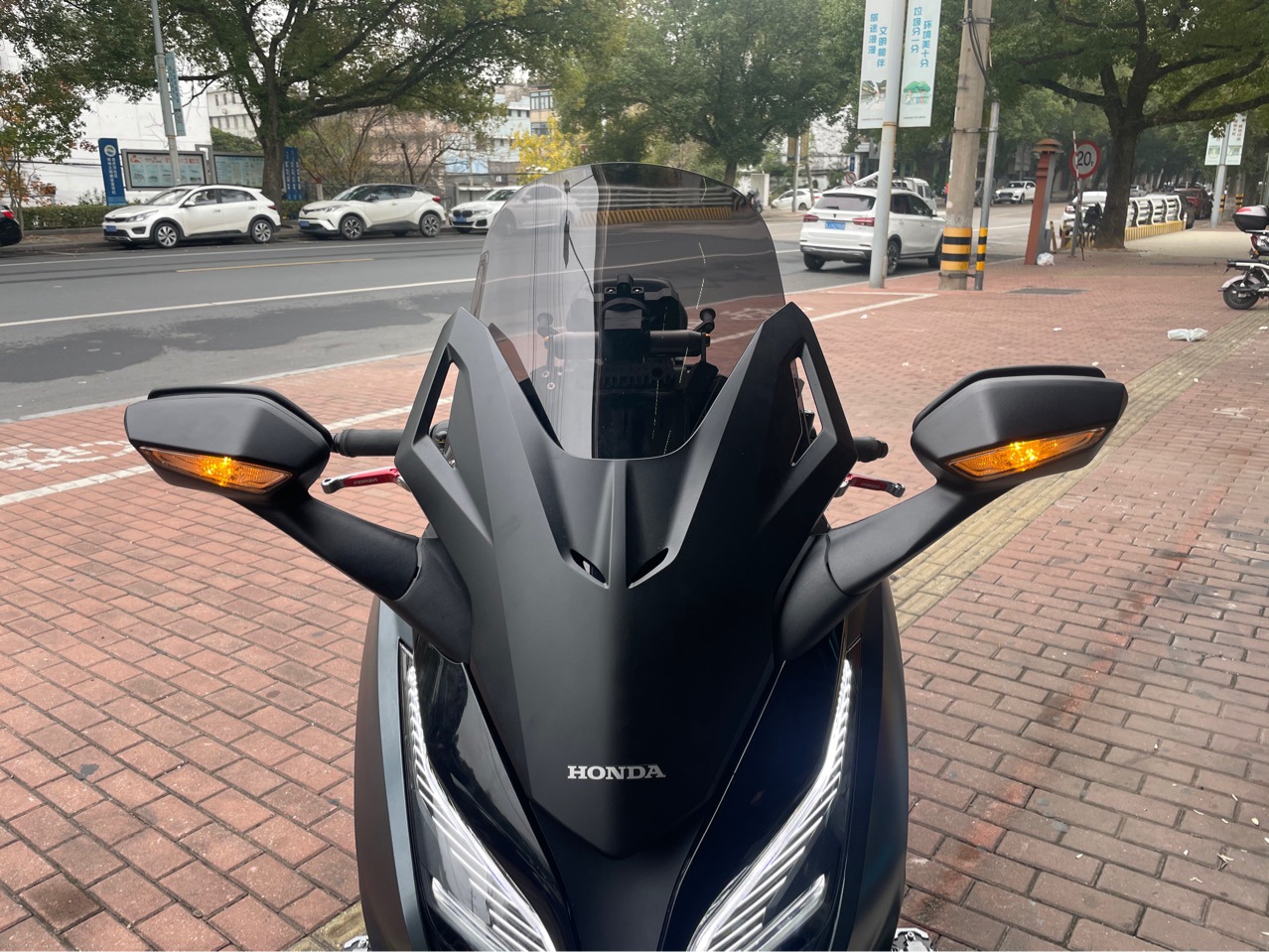 Suitable for Fosha NSS350 thickened and elevated windshield modification accessories FORZA windshield windshield windshield