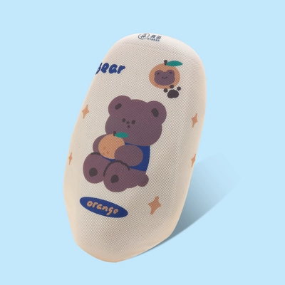 Electric vehicle foot mat | non-slip YD800DQT-5C pedal pad - yadi-q9-special-cushion-orange-bear