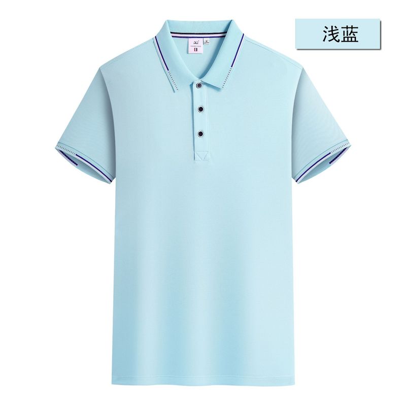 半袖ラペル純白綿ポロシャツメンズ作業服作業服クラス制服広告文化Tシャツプリントロゴ|undefined