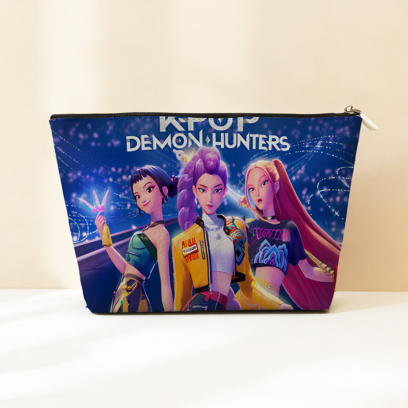 Explosión transfronteriza PU cuero caza de brujas bolsa de almacenamiento impermeable bolsa de maquillaje portátil bolsa de almacenamiento con cremallera bolsa pequeña