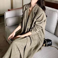 法式感职业通勤套装裙女春秋大码新款休闲小西装吊带裙两件套