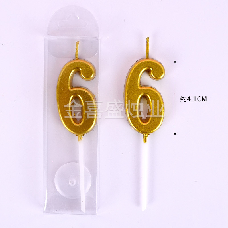 批发数字蜡烛pvc独立包装派对气氛布置生日蛋糕装饰数字蜡烛创意|undefined
