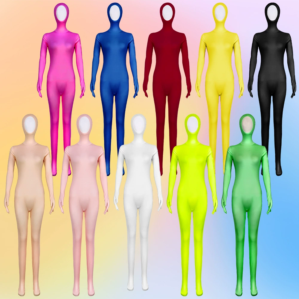 Трансграничный новый продукт zentai сплошные колготки для женщин