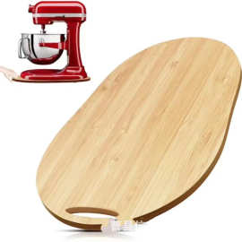 新款木质咖啡机底座竹制桌面电器转移滑动板厨房电器置物架移动盘