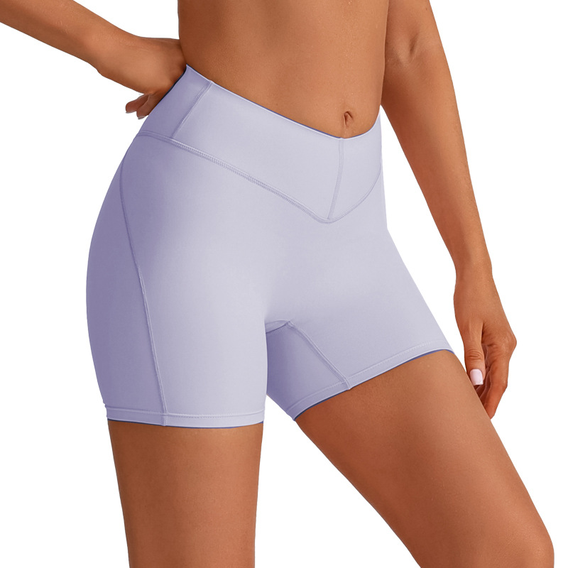 Pantalones cortos de yoga deportivos transfronterizos de comercio exterior europeo y americano