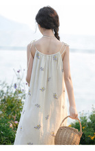 风信紫少女2024夏季新款法式浪漫吊带裙连衣裙新款优雅气质裙子批