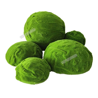 高仿真青苔球绿植草球青苔球 软装创意橱窗吊顶摆设场地装饰品
