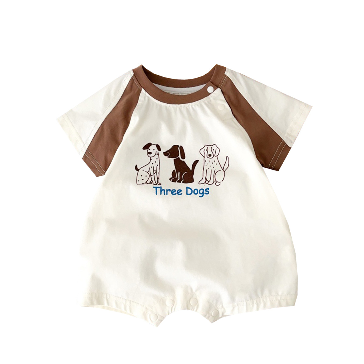 2025 verano nuevo estilo transpirable traje de niño bebé mono pedo ropa coreana de protección solar para bebés ropa exterior