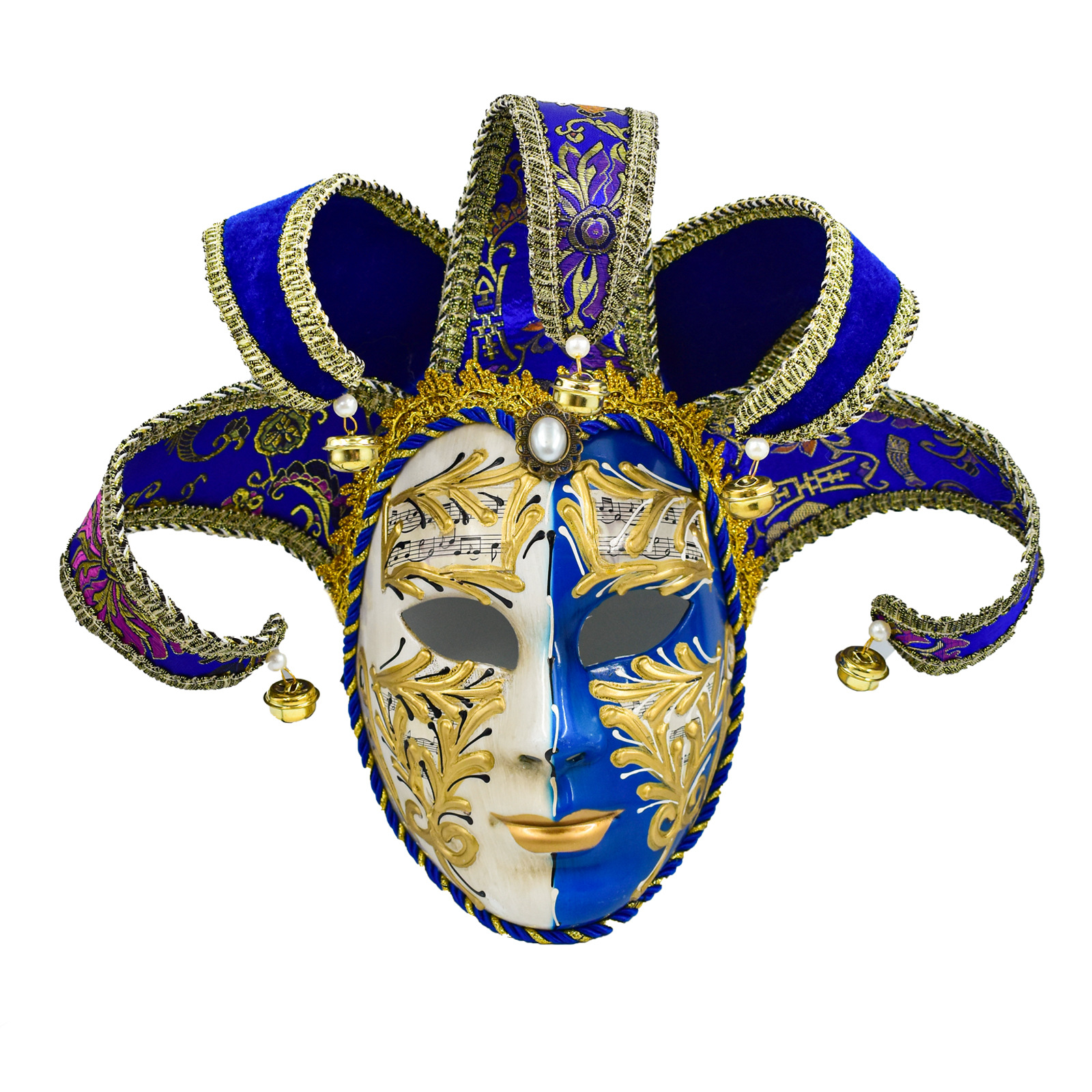 Máscaras venecianas de alta calidad de mujer en relieve retro party show props de baile