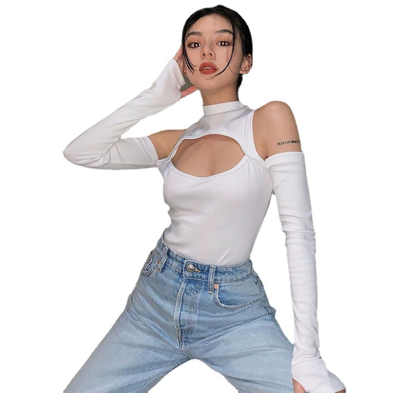 Весенняя sexy длинный рукав, рукава, европейский стиль, slim fit