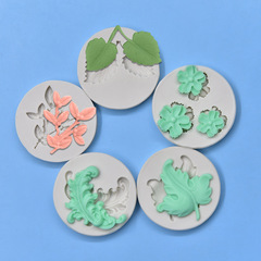 Silicone Mold of Leaf and Flower Shapes