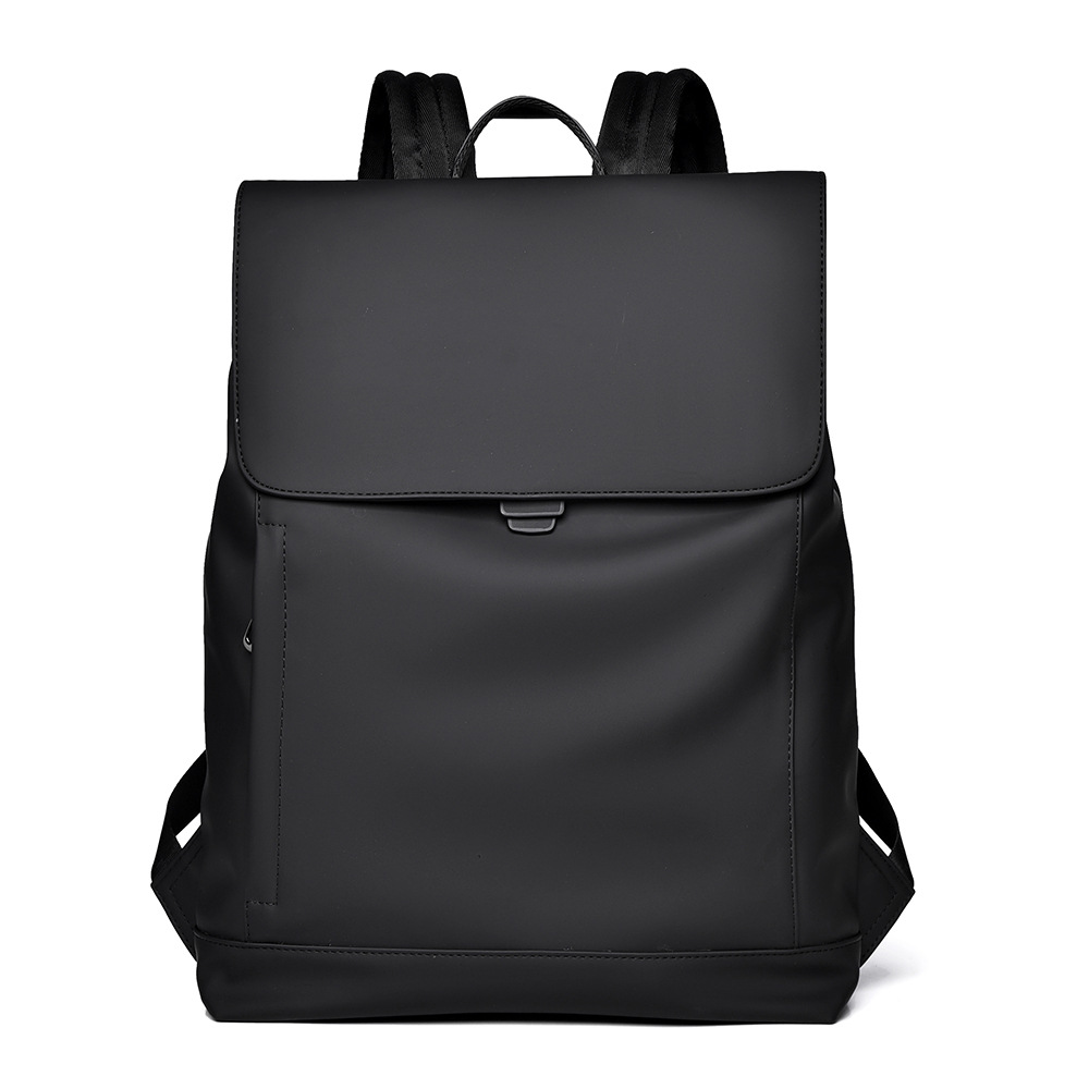 New Fashionable Casual, Large Capacity Double Shoulder Bag, High-End Solid Color Travel Commuting Flip Backpack For_voghion.com