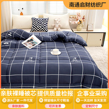 厂家批发冬季加厚保暖冬被宿舍被子被芯双人家用被褥春秋被四季被