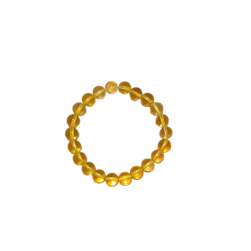 Lucky Citrine Pulsera ajustable Pulsera de temperamento retro simple y versátil Pulsera de lujo ligero, joyería de moda de alta gama para mujer
