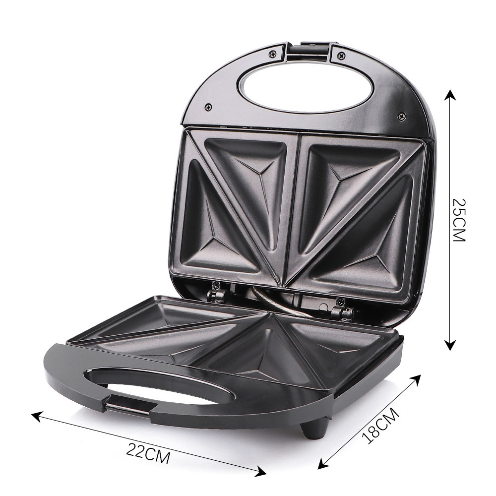 Transfronterizo 110v máquina de sándwiches máquina de waffles barbacoa de doble cara calefacción multifuncional doméstica