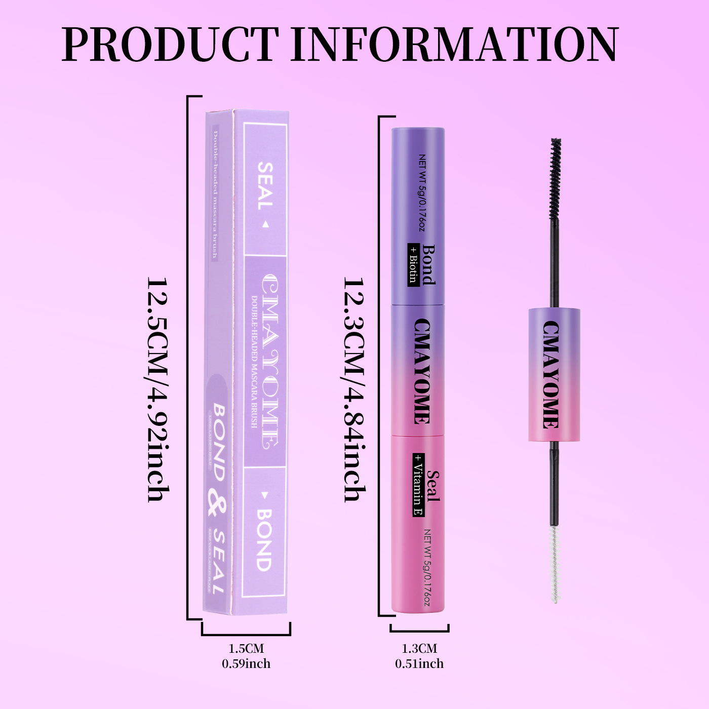 Pegamento de doble cabeza autoinjertado de pestañas postizas segmentadas de bricolaje transfronterizo