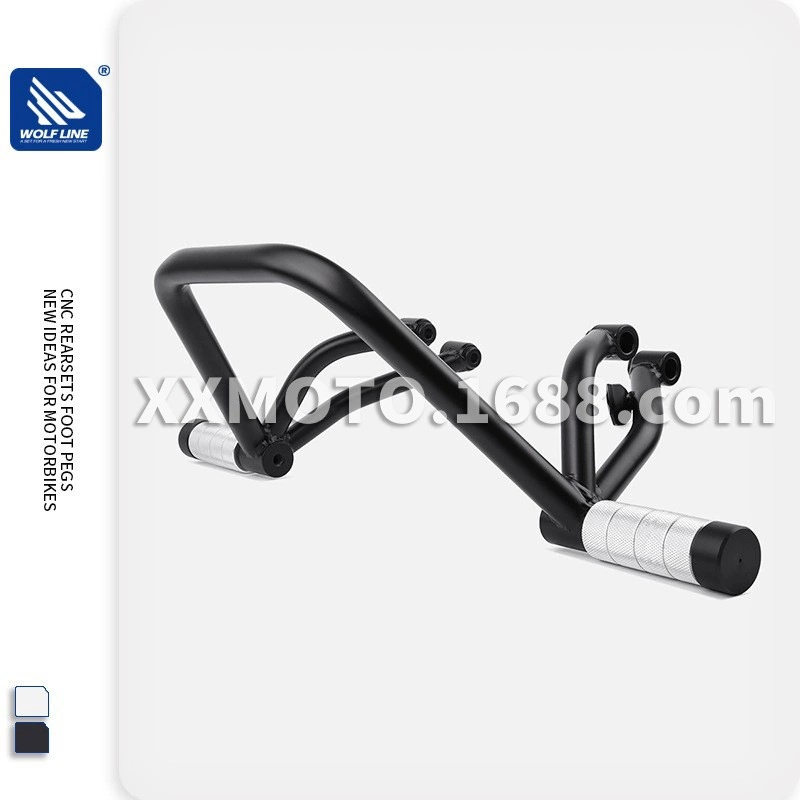 Подходит для YAMAHA MT-09 13-20, кронштейн задней подножки для пассажира, противоударная защитная дуга, бампер безопасности.