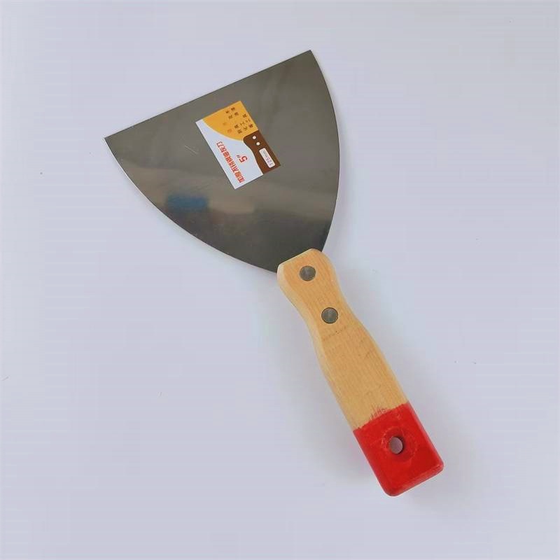 Cuchillo de masilla de acero inoxidable de dos colores cuchillo de masilla de goma cuchillo de raspa cuchillo de lote cuchillo de plástico cuchillo de masilla de alta dureza espejo