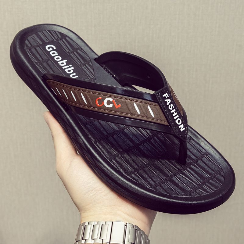 High-Looking Men's Slippers for Beach and Summer Outdoor Wear, New 2025 Anti-Slip, Wear-Resistant, Odor-Resistant, Thick-Soled Flip-Flops