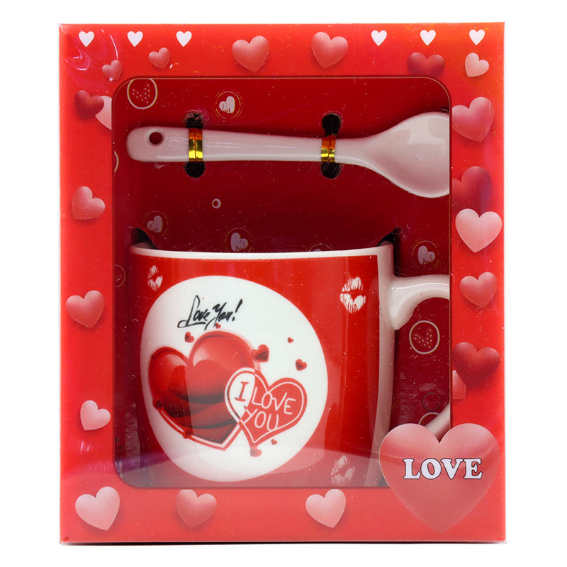 情人节彩盒咖啡杯