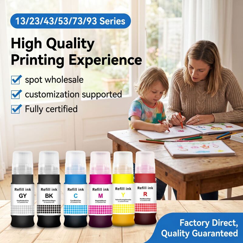 Suitable for Canon G510/G610/G620/G540/G640/G550/G650/G570/G670 Dye Ink
