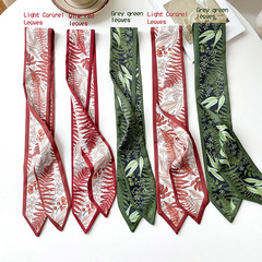 Mid-Autumn Festival Gift Box Silk Scarf for Women Hair Tying Headband with Butterfly Hairpin Accessory Hand Gift with Hair Tying Small Scarf with Streamers