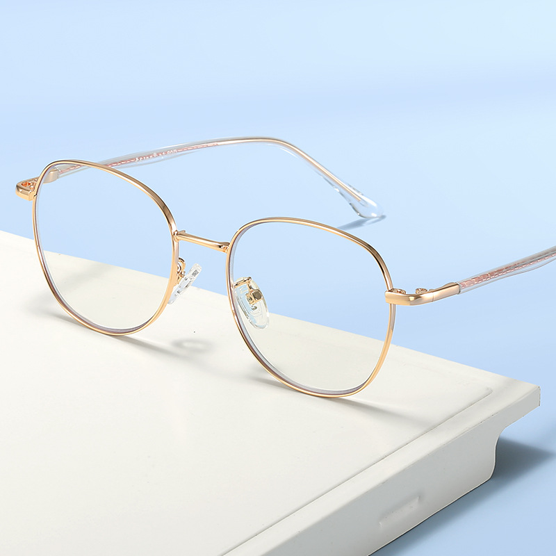 2024 The official flagship store of the new metal reading glasses women's high clarity old light fashion anti-blue light ultra light authentic products