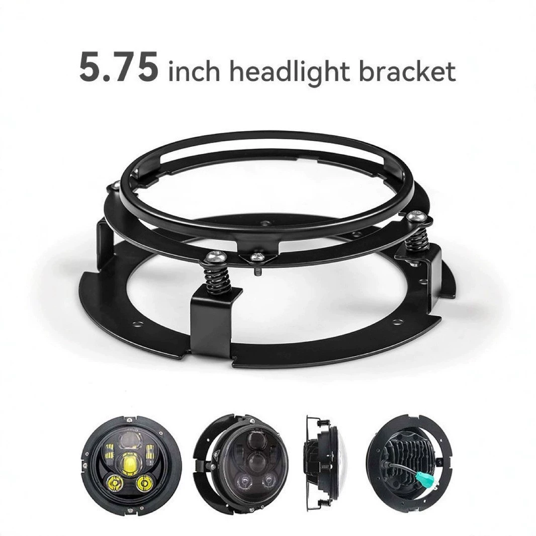 Производители продают применимые 5,75-дюймовые кронштейны фар для мотоциклов Harley 5,75-дюймовые круглые кронштейны фар
