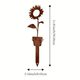 Europe and the United States new garden butterfly floor creative art metal courtyard decoration outdoor fairy floor crafts