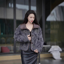 双面双穿皮毛一体外套2025新款翻领高防皮草加厚轻奢两面穿外套女