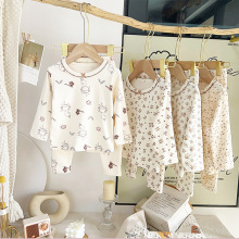 2025儿童秋冬秋衣秋裤女孩家居服套装中小童睡衣内衣套装德绒打底