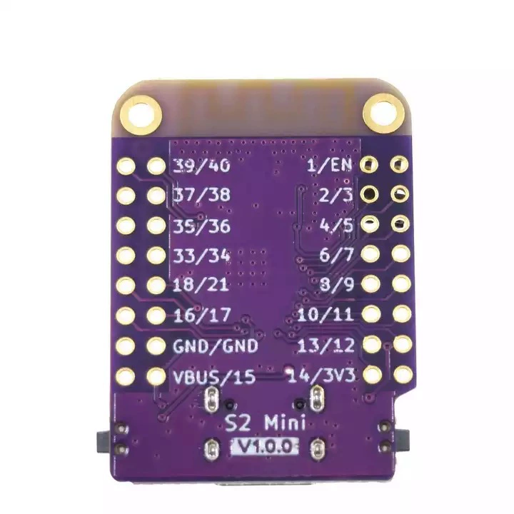 S2 mini v1.0.0 плата разработки ESP32-S2, 4MB Flash, 2MB PSRAM, WiFi