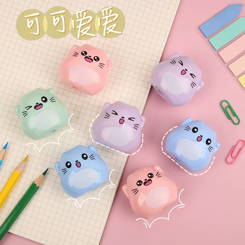  cartoon маленький точилка, детская милая канцелярия для раннего возраста, оптом