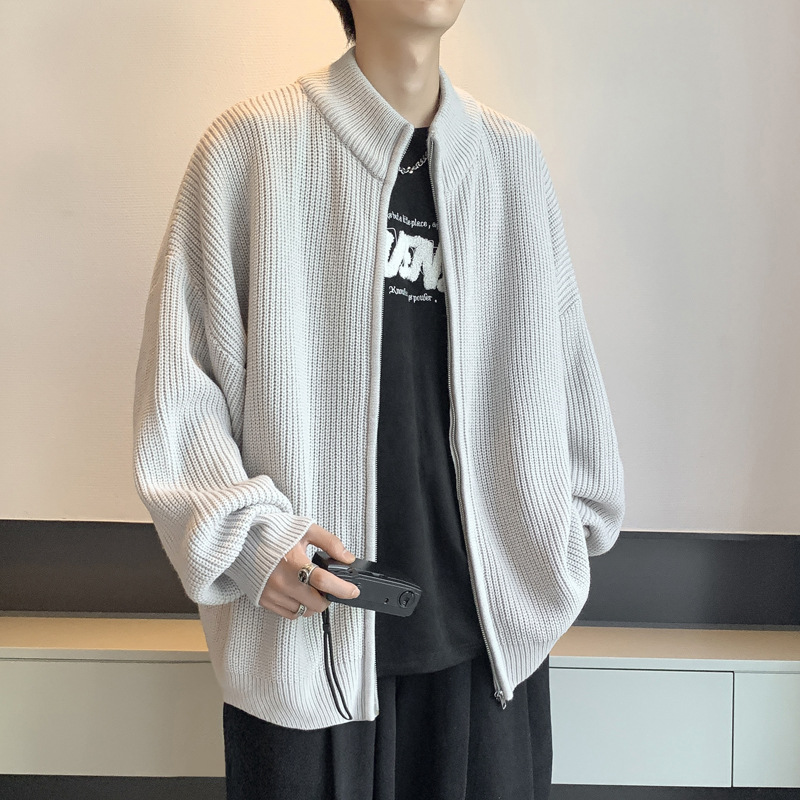 Autumn quality men's Japanese cardigan