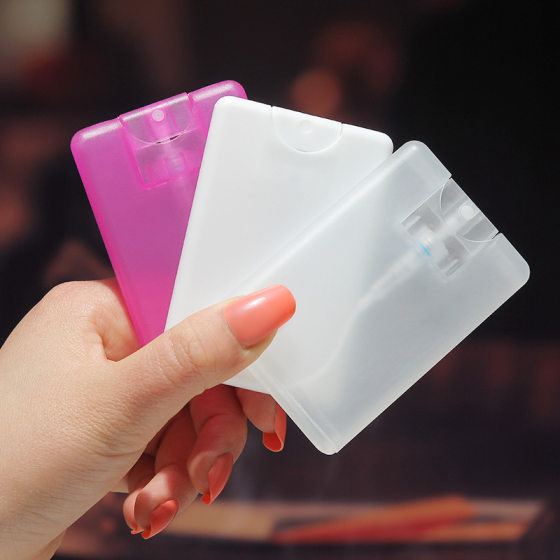 20ml Card Bottle Spray Bottle Perfume Bottled Oral Portable Carry-on Press Spray Empty Bottle Wholesale