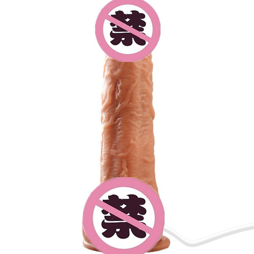 Muscle Warrior Simulated Telescopic Silicone Dildos Heated Vibrating Swinging Masturbation Dildos Adult Products