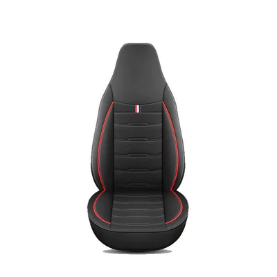 Four Seasons Pad — Cross-Border Wholesale - black-and-red-single-seat-one-piece-head-universal-for-five-seats