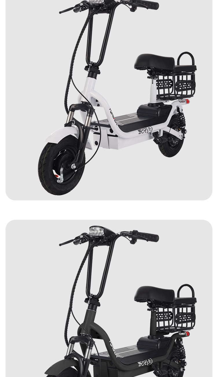 Suitable for Permanent Folding Electric Scooter Seat, Two-Wheeled Scooter, Electric Car, Small Car, Lightweight, Men and Women