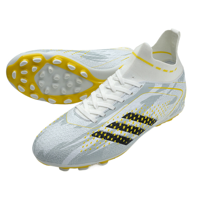 2025 nuevas zapatillas de fútbol altas transfronterizas para niños y adolescentes