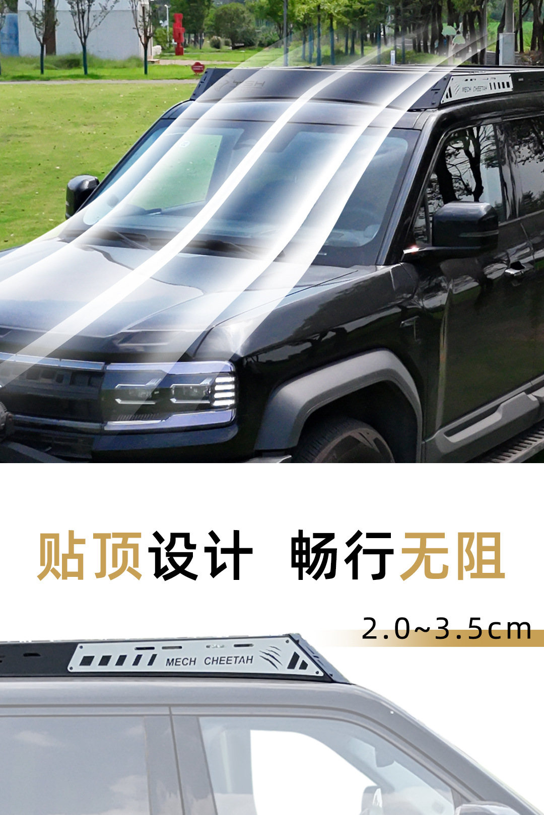 Suitable for Haval Raptor Roof Rack Modification Expansion Platform Luggage Crossbar Canopy Ladder School Bag